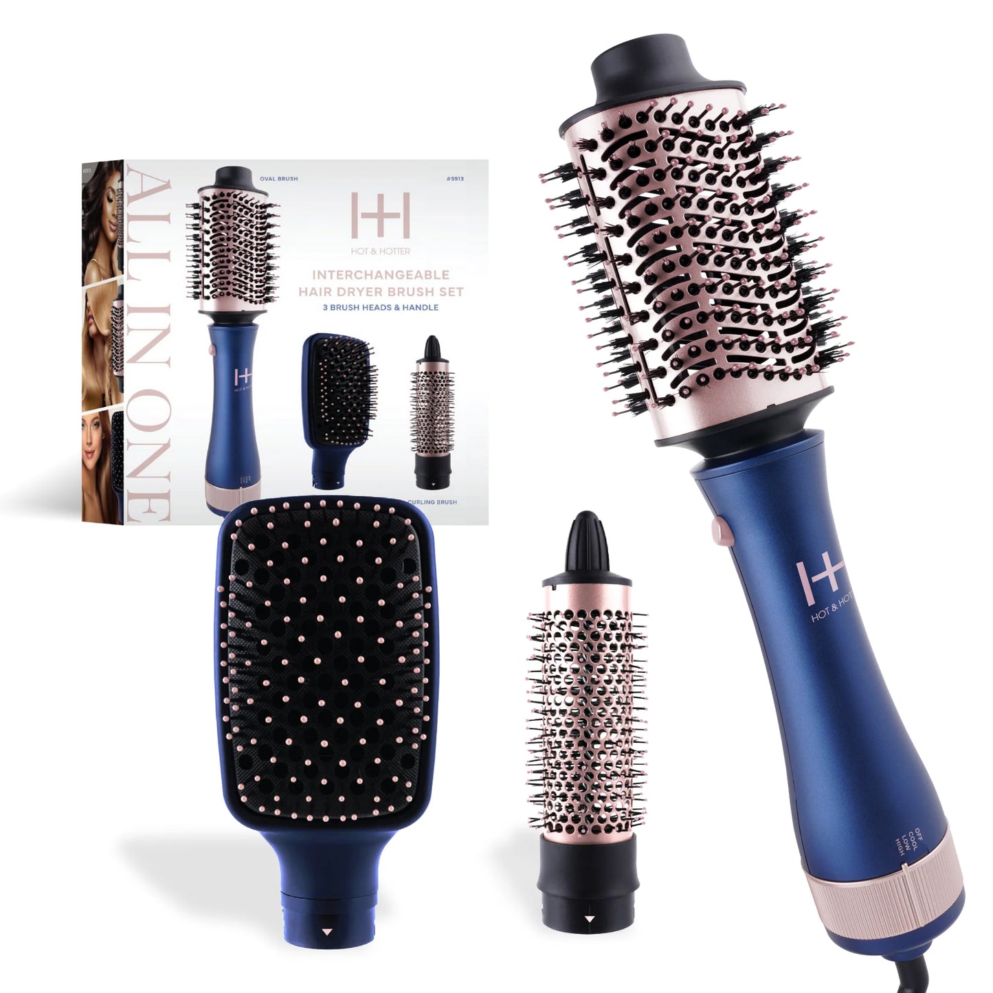 Hair Dryer Brush Set